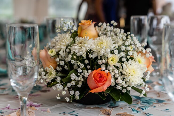 centerpieces at wedding receptions nyt