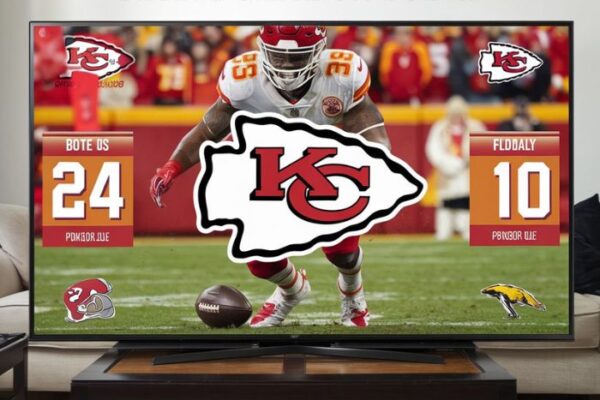 Kansas City Chiefs game broadcast channel on TV today