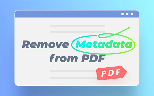 Remove Metadata from PDF