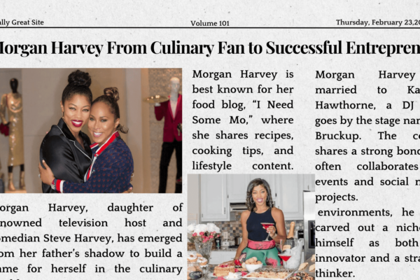 Morgan Harvey From Culinary Fan to Successful Entrepreneur